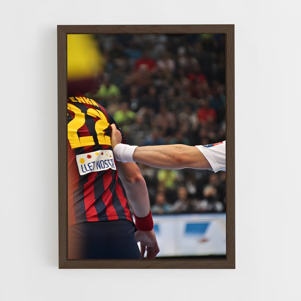 Poster Le Duel Énergique – affiche Handball (vue 5)